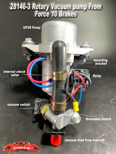 Brake booster vacuum pump - booster,